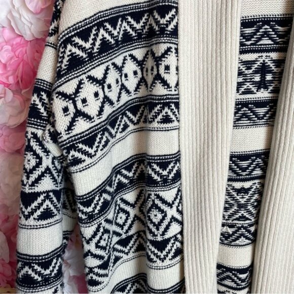 Chaps Fair Isle Coastal Cardigan Sz L - Picture 3 of 5